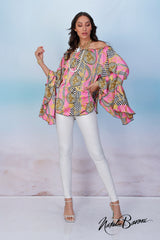 Pink Poetsleeve Top - Venezia